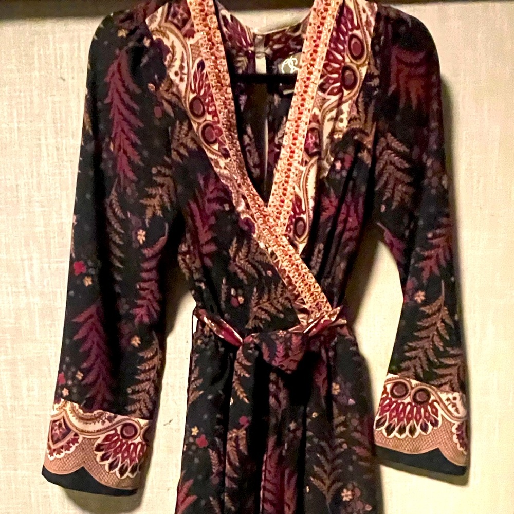 Anthropologie Winter Party Jumpsuit, Size XS